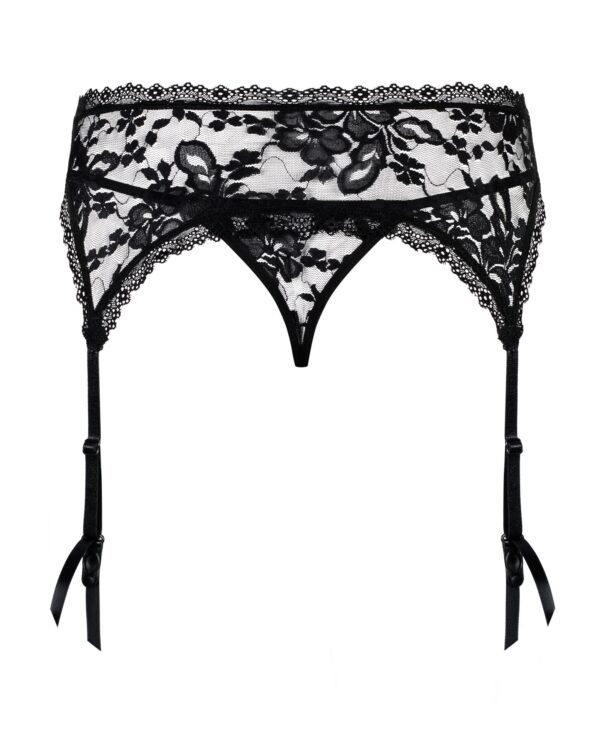 Catia Jarretelgordel & String - Zwart - Afbeelding 4