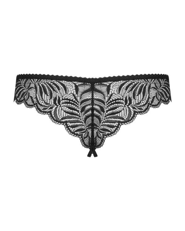 Obsessive - Contica Kruisloze Slip - Zwart - Afbeelding 6