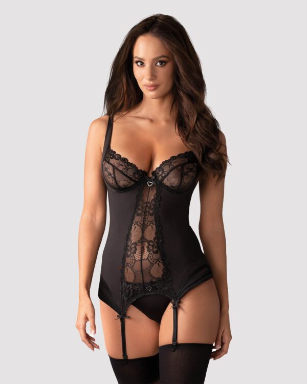 Heartina Jarretel Korset Set - Afbeelding 4