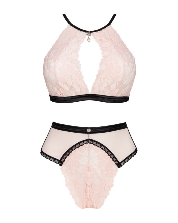 Lilines Kanten BH Set - Roze - Afbeelding 5