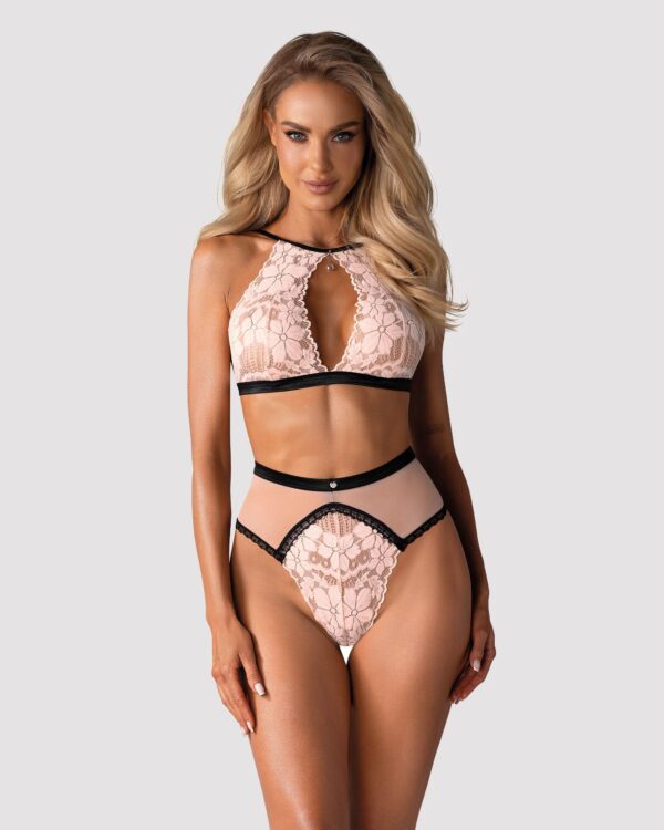 Lilines Kanten BH Set - Roze - Afbeelding 6
