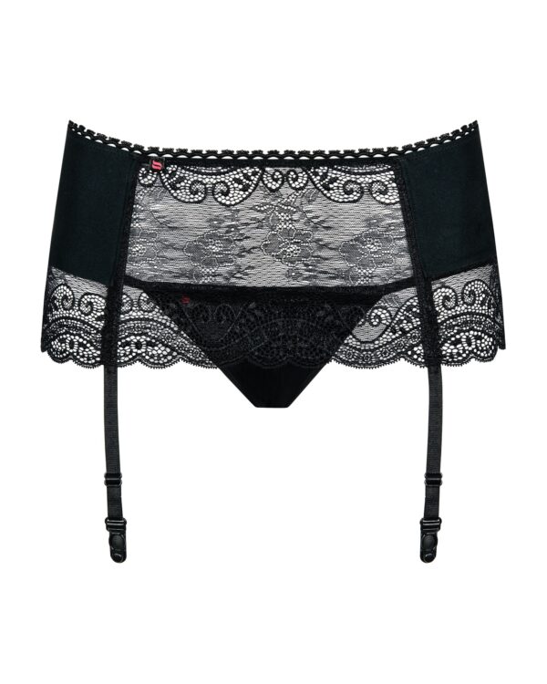 Miamor Jarretel Gordel Met String - Zwart - Afbeelding 6