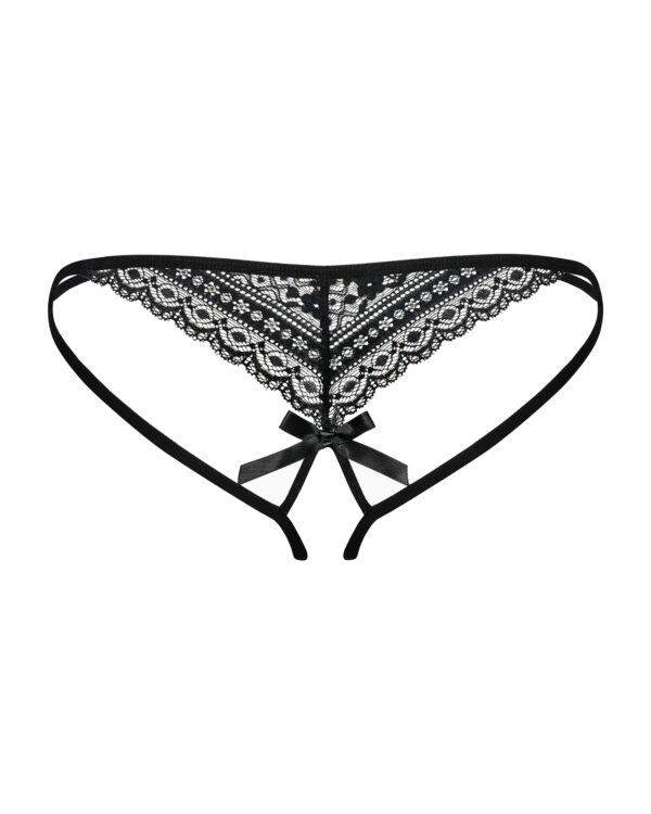 Picantina Kruisloze String - Zwart - Afbeelding 4