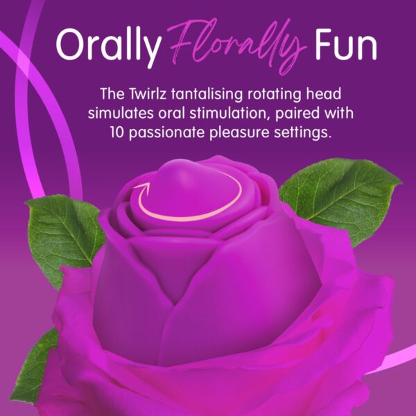 Skins Rose Buddies - The Rose Twirlz Vibrator - Afbeelding 3