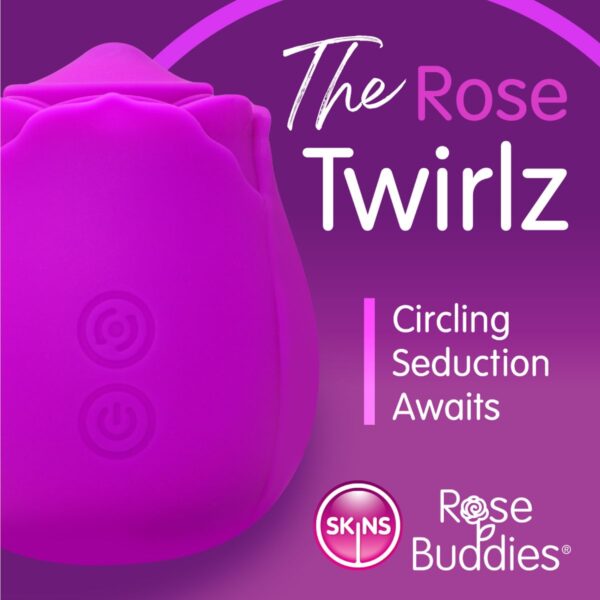 Skins Rose Buddies - The Rose Twirlz Vibrator - Afbeelding 7