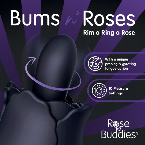 Skins Rose Buddies - Bums N Roses Anaal Vibrator - Afbeelding 9