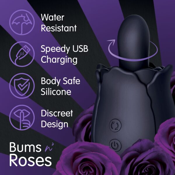Skins Rose Buddies - Bums N Roses Anaal Vibrator - Afbeelding 10