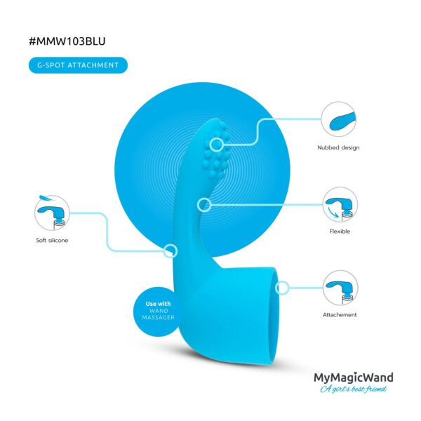 MyMagicWand G-Spot/Prostaat Opzetstuk - Blauw - Afbeelding 3