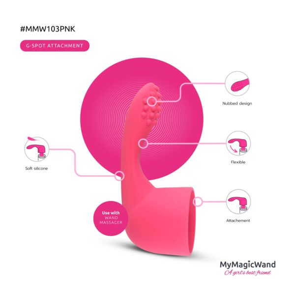 MyMagicWand G-Spot/Prostaat Opzetstuk - Roze - Afbeelding 3