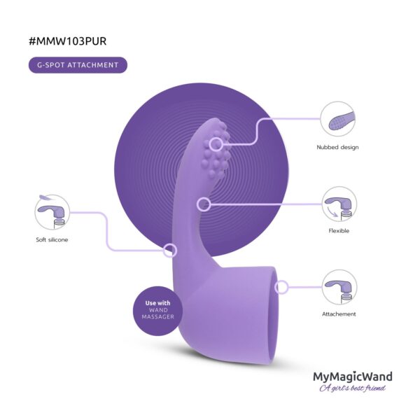MyMagicWand G-Spot/Prostaat Opzetstuk - Paars - Afbeelding 3