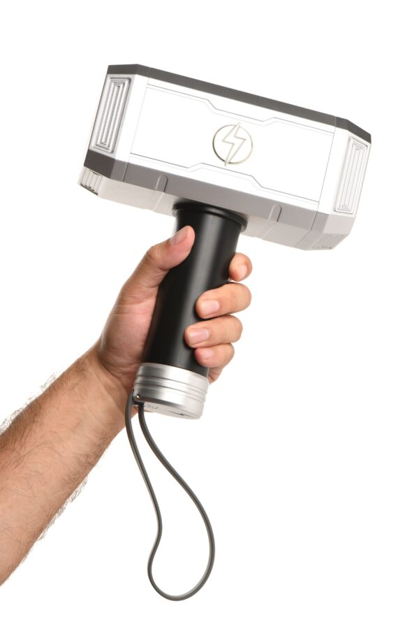 XR Brands - Thunder Stroker Zuigende Masturbator - Zilver&Zwart - Afbeelding 8