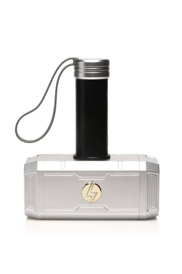 XR Brands - Thunder Stroker Zuigende Masturbator - Zilver&Zwart - Afbeelding 5