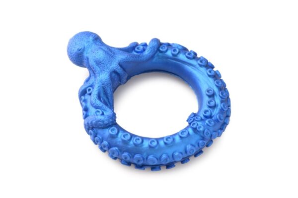 XR Brands - Poseidon's Octo-Ring Siliconen Penisring - Blauw - Afbeelding 2