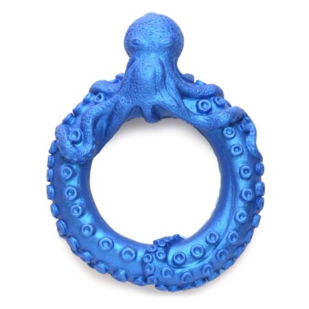 XR Brands - Poseidon's Octo-Ring Siliconen Penisring - Blauw