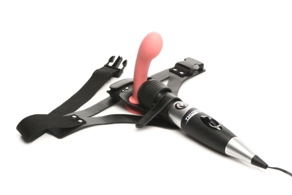 XR Brands - Thunder Strap Wand Dij Harnas - Zwart - Afbeelding 9