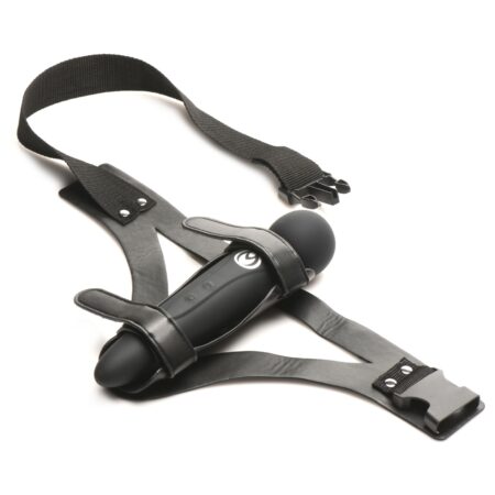 XR Brands - Thunder Strap Wand Dij Harnas - Zwart