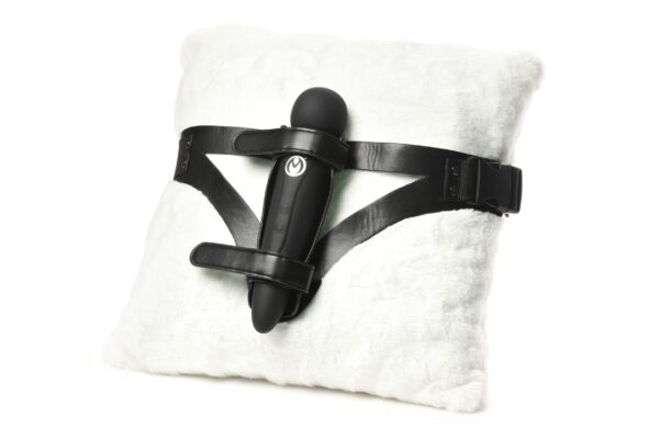XR Brands - Thunder Strap Wand Dij Harnas - Zwart - Afbeelding 4