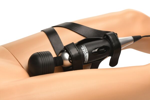 XR Brands - Thunder Strap Wand Dij Harnas - Zwart - Afbeelding 10