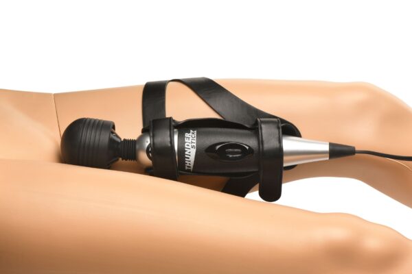 XR Brands - Thunder Strap Wand Dij Harnas - Zwart - Afbeelding 11