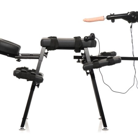 XR Brands - Obedience Bench Met Seksmachine - Zwart