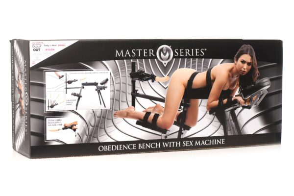 XR Brands - Obedience Bench Met Seksmachine - Zwart - Afbeelding 8