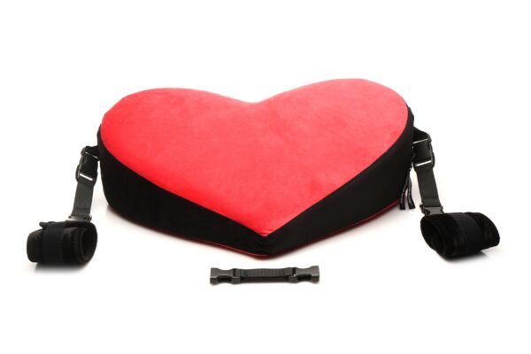 XR Brands - Bondage Kussen - Rood & Zwart - Afbeelding 3