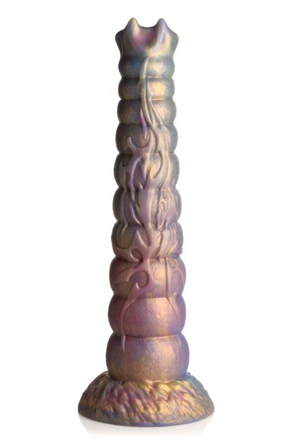 XR Brands - Deep Invader Tentacle Ovipositor Siliconen Dildo met Eitjes - Afbeelding 3