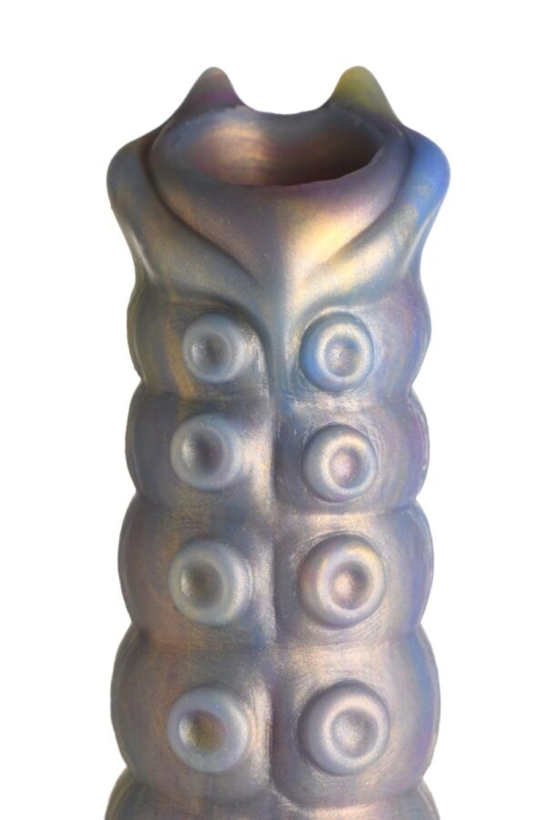 XR Brands - Deep Invader Tentacle Ovipositor Siliconen Dildo met Eitjes - Afbeelding 4
