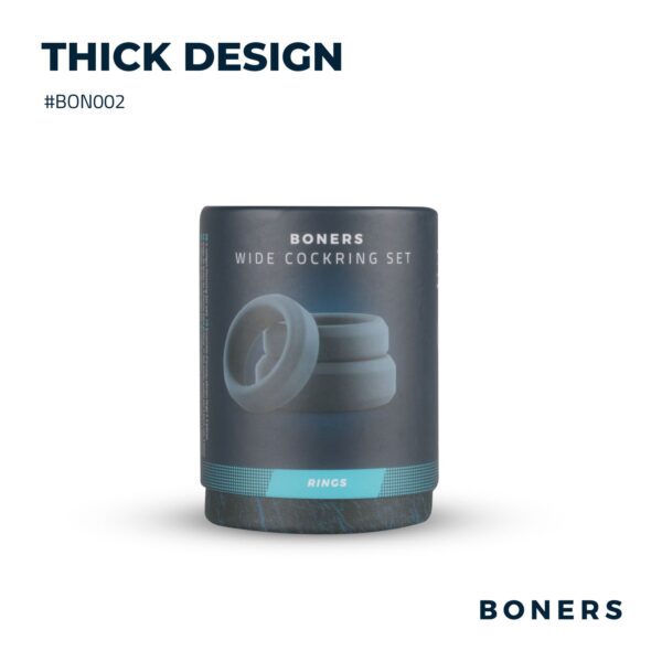 Boners Cockring Set 3-delig - Afbeelding 8