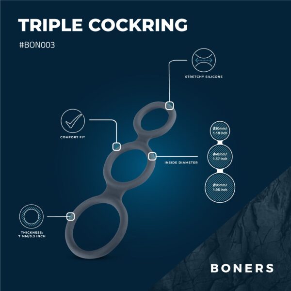 Boners Triple Ring - Afbeelding 2