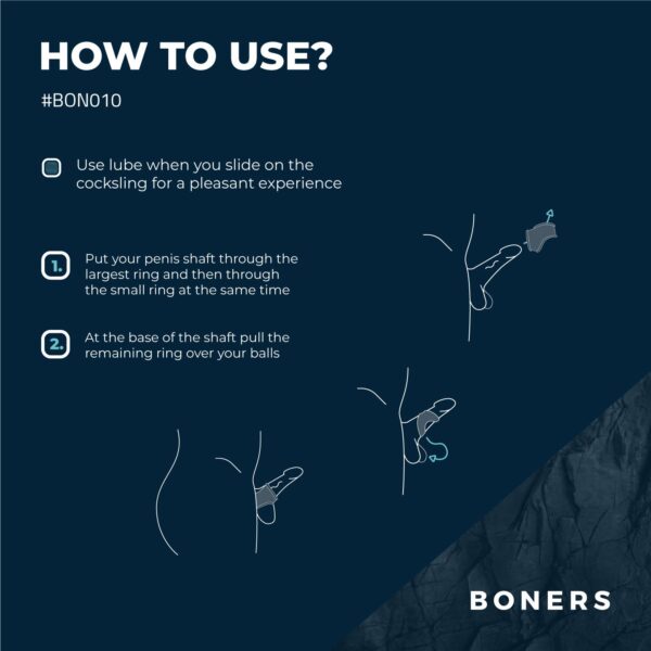 Boners Cocksling - Grijs - Afbeelding 3