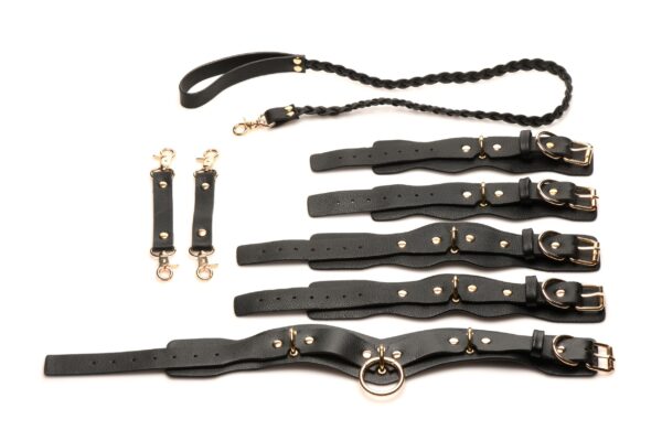 XR Brands - Lover's Restraints Set - Zwart - Afbeelding 2