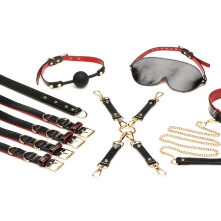 XR Brands - Lover's Luxe Bondage Set - Zwart