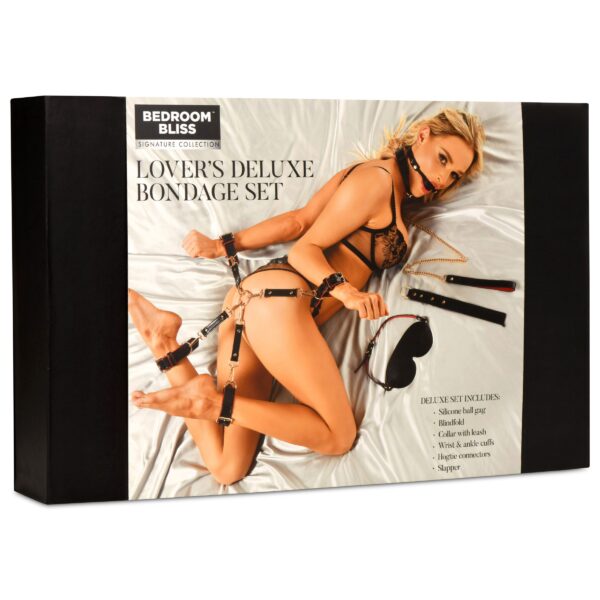 XR Brands - Lover's Luxe Bondage Set - Zwart - Afbeelding 4