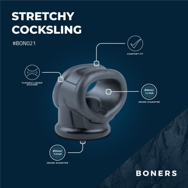 Boners Liquid Silicone 2 in 1 Ballstretcher - Afbeelding 3