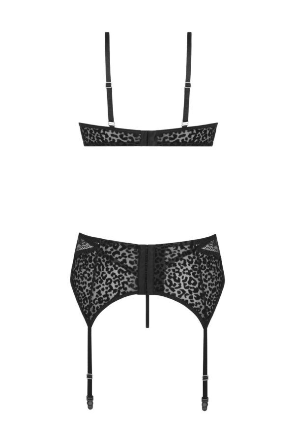 3-delig Lingerie-setje Sanne -zwart - Afbeelding 5