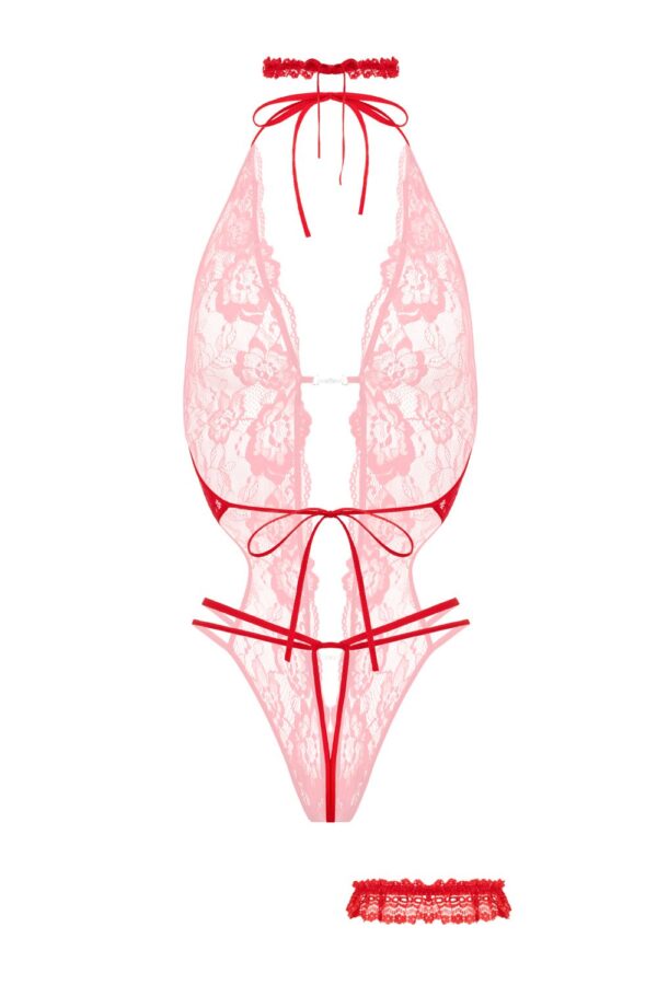Open kruis Body Renee - Rood - Afbeelding 9