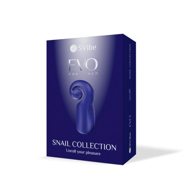 Snail Vibe EVO Masturbator - Marine Blauw - Afbeelding 6