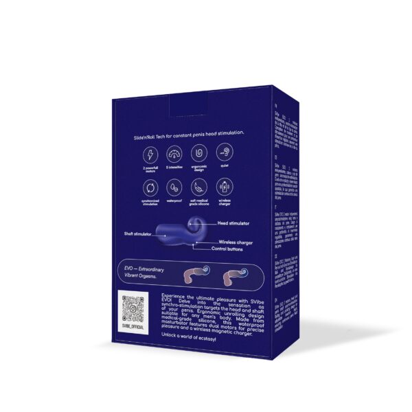 Snail Vibe EVO Masturbator - Marine Blauw - Afbeelding 7