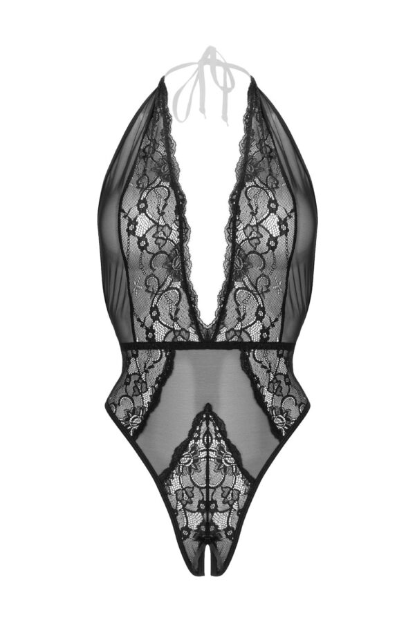 Openkruis Halterbody Dina - zwart - Afbeelding 6