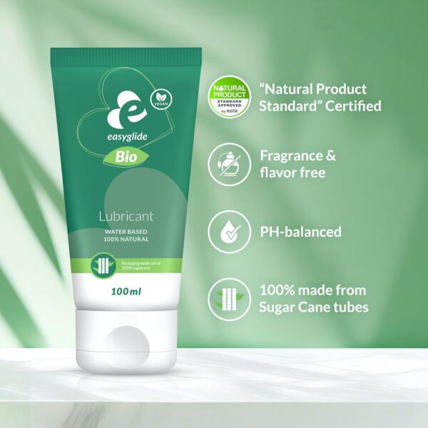 EasyGlide - Bio & Natural Glijmiddel op Waterbasis Geurvrij - 100 ml - Afbeelding 2