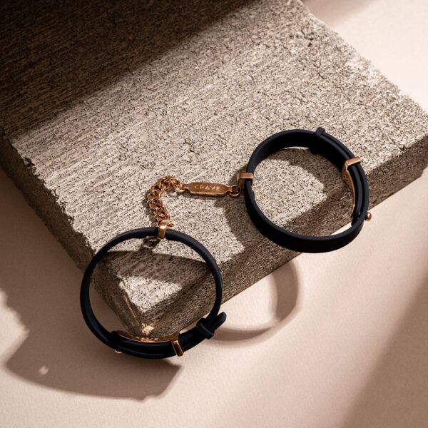 Crave - ID Cuffs - Zwart & Roségoud - Afbeelding 4