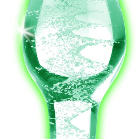 Glow-in-the-Dark Anaalplug Van Glas - Medium