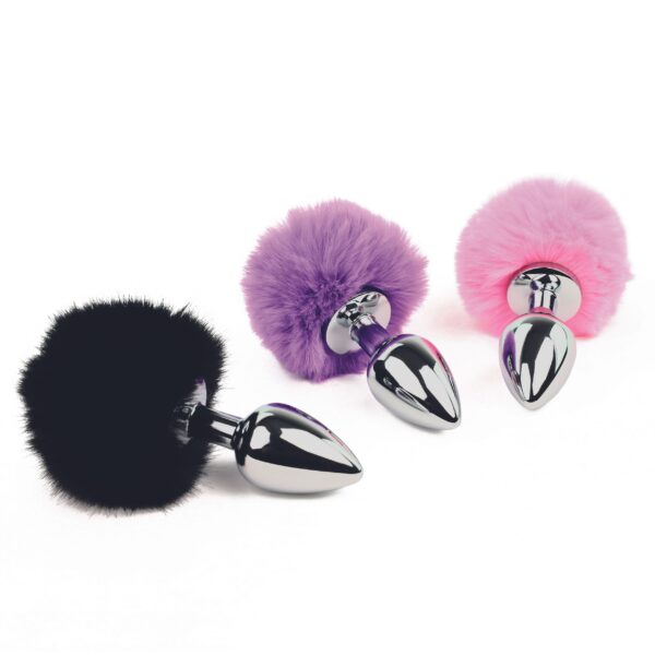 FeelzToys - Bunny Tails Butt Plug Roze - Afbeelding 3