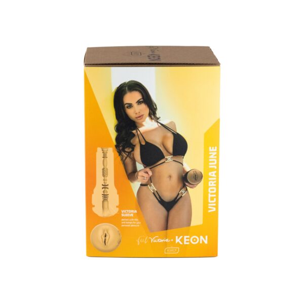 Kiiroo - Keon Combo Set met Feel Victoria June Masturbator - Zwart - Afbeelding 4