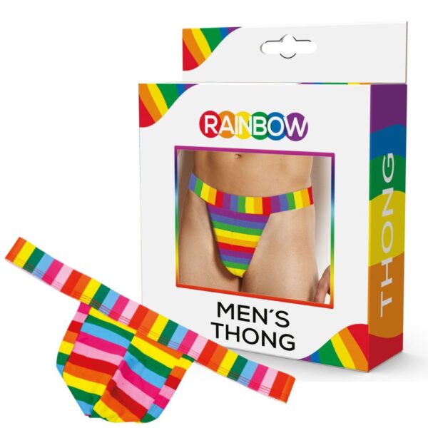 Regenboog Mannen String - Afbeelding 3