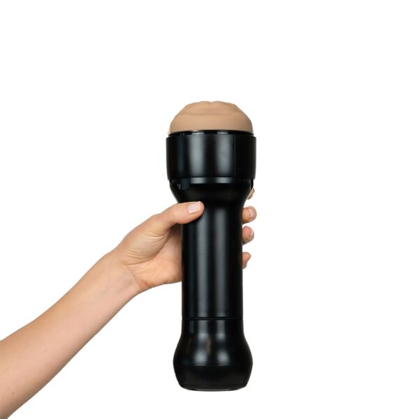 Kiiroo - PowerBlow & Feel Victoria June Mondmasturbator Combo - Zwart - Afbeelding 6