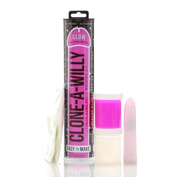 Clone-A-Willy Kit - Glow-in-the-Dark - Fel Roze - Afbeelding 3