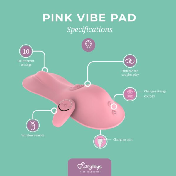 Vibe Pad Tappend en Trillend - Roze - Afbeelding 6