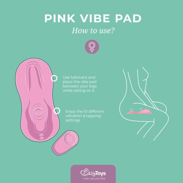 Vibe Pad Tappend en Trillend - Roze - Afbeelding 7